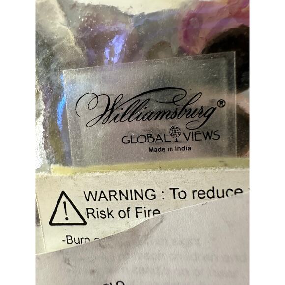 2 Mercury Glass Candle Holders silver elegant Williamsburg 8.5x5.5” - Picture 9 of 11